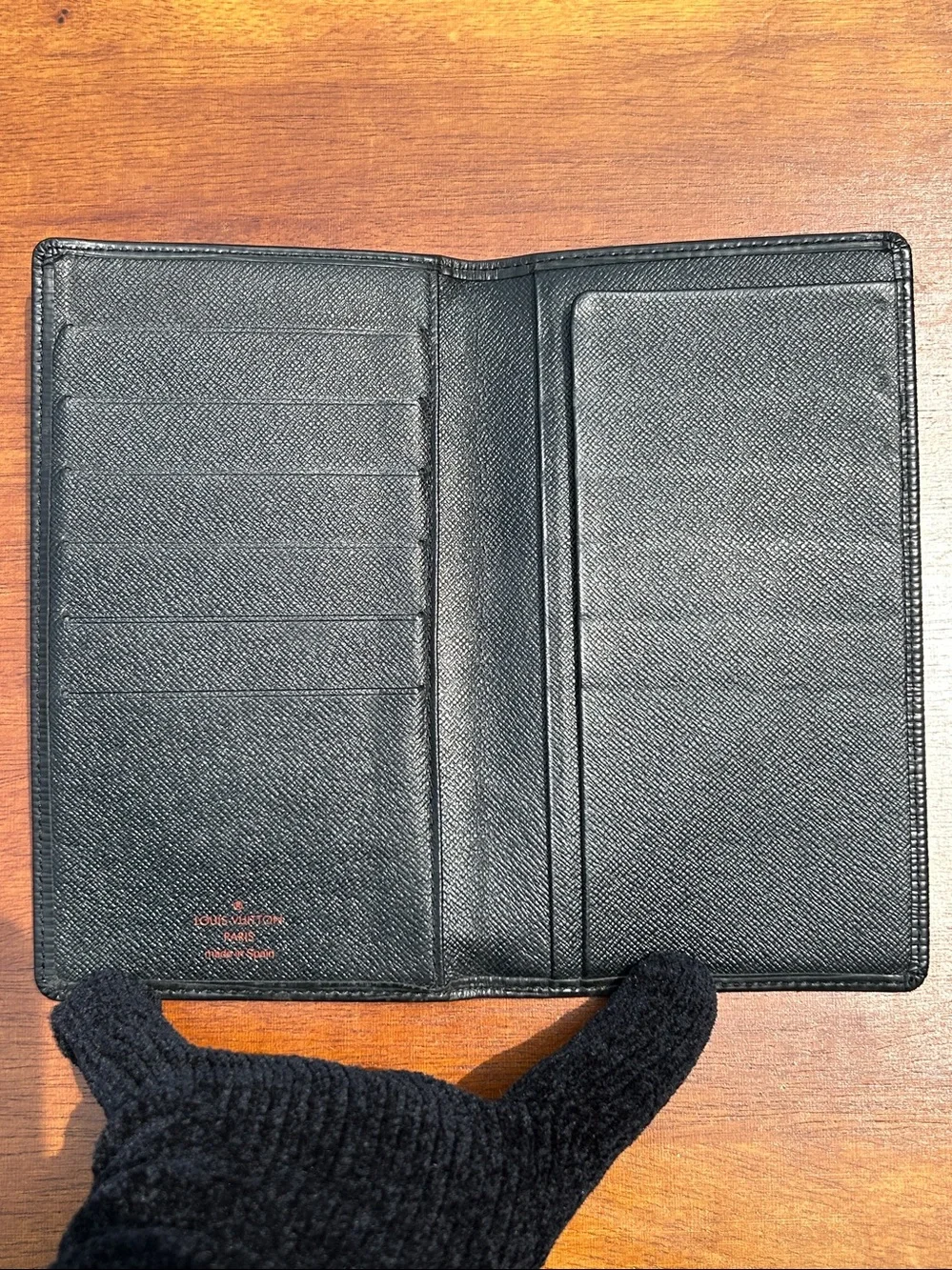 Louis Vuitton Epi long wallet, black - Picture 3 of 16